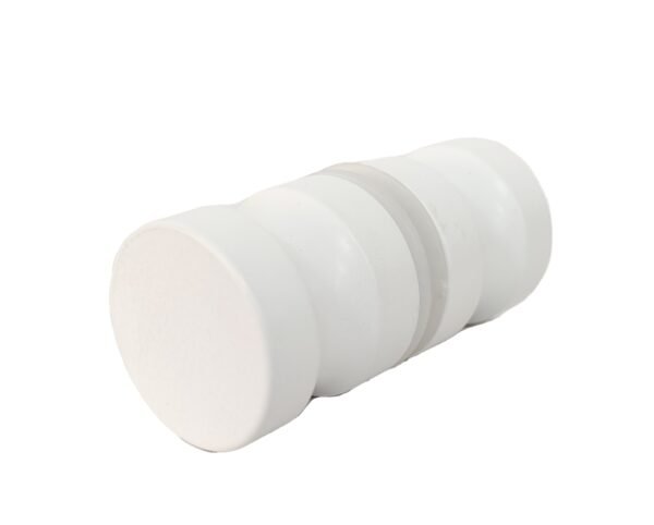 TIRADOR DOBLE 1 RANURA 32X60MM MACIZO BLANCO ACERO INOX 304 1002306