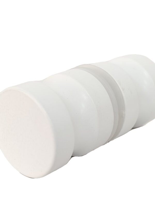 TIRADOR DOBLE 1 RANURA 32X60MM MACIZO BLANCO ACERO INOX 304 1002306