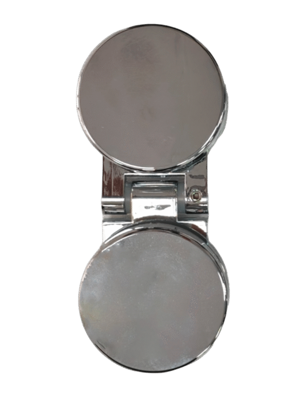 Bisagra Castañuela Vidrio Vidrio 180° Grados - FG-201