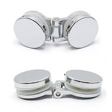 Bisagra Castañuela Vidrio Vidrio 180° Grados - FG-201