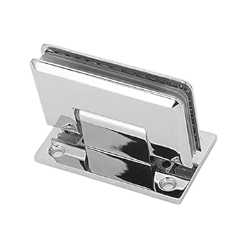 BISAGRA PARED VIDRIO 90° CENTRADA BISELADA ZAMAK CROMADA 1002099