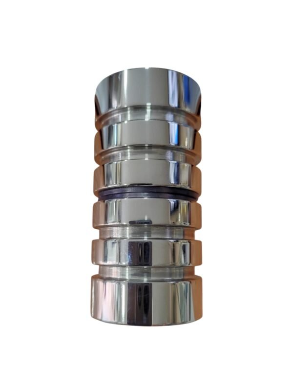 TIRADOR DOBLE 2 RANURAS 32X60MM MACIZO BRILLANTE ACERO INOX 1002308