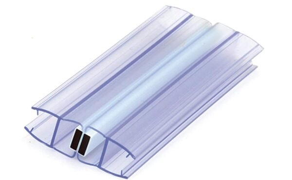 BURLETE TRANSPARENTE IMANTADO FRONTAL P/VIDRIO 8 A 10 MM 2,20 MTS - 1002857