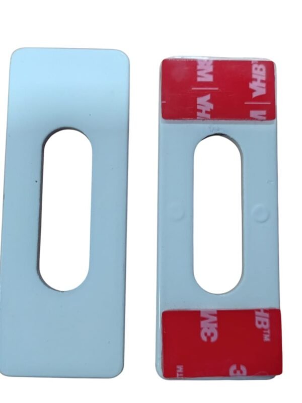 TIRADOR PARA VITRINA ALUMINIO AUTOADHESIVO 3M BLANCO 1002312