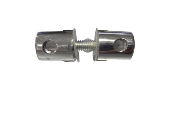 SOPORTE COCODRILO DOBLE CROMADO 10MM C/TORNILLO 1002262