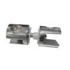 SOPORTE COCODRILO DOBLE CROMADO 10MM C/TORNILLO 1002262