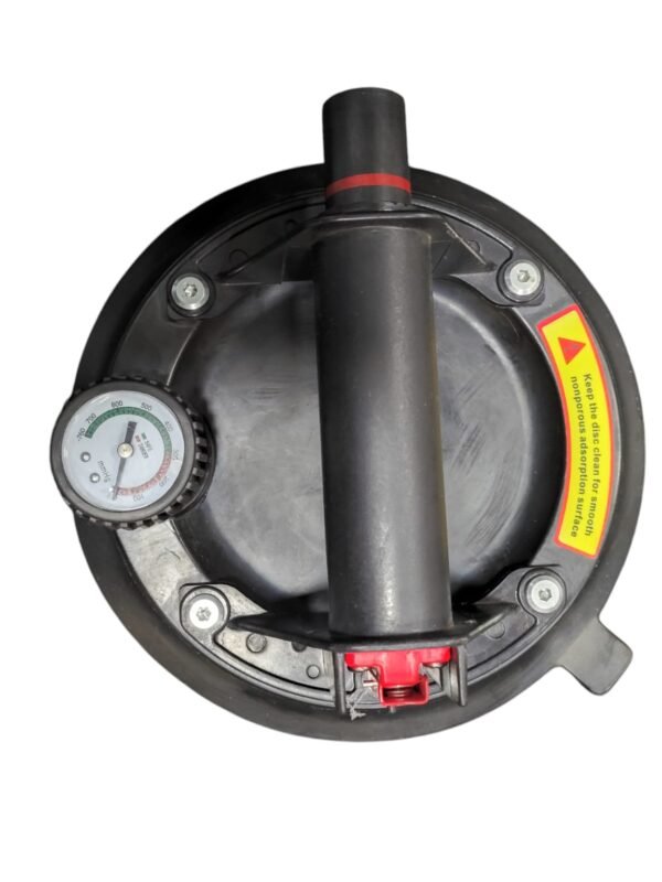 VENTOSA A PISTON CON MANOMETRO NEGRA INCLUYE VALIJA PLASTICA 1002922