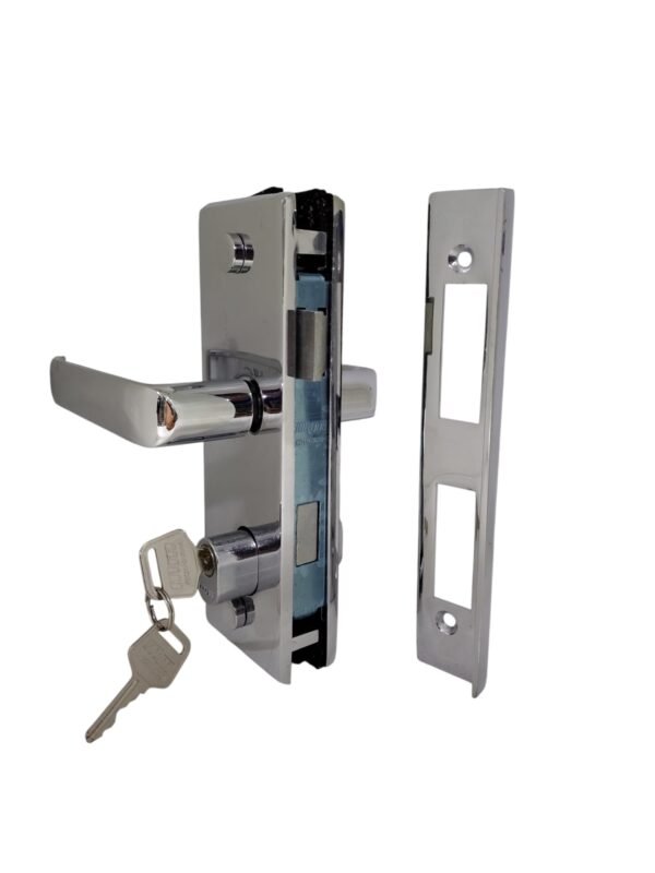 CERRADURA CON MANIJA PARED VIDRIO GRANDE JUEGO 1002164