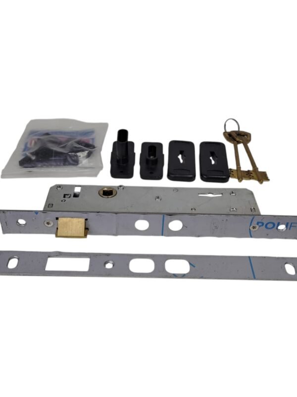 CERRADURA KALLAY ACERO INOXIDABLE 5006 MANGO ANG/ DOBLE PERNO MODENA 988152