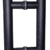 MANIJON DOBLE EN H TUBULAR NEGRO 500X160X32MM 1002187