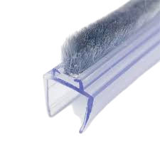 descarga (13) BURLETE TRANSPARENTE C/FELPILLA P/VIDRIO 8 MM 2,20 MTS - 1002855