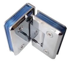 BISAGRA VIDRIO VIDRIO 90° BISELADA ZAMAC CROMADA 1002088