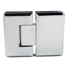 BISAGRA VIDRIO VIDRIO 180° BISELADA ZAMAC CROMADA 1002086