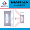 MANIJA BUZIO BLANCA DE ALUMINIO 196MM C/TORNILLO 1066768