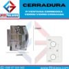 CERRADURA P/VENTANA CORREDIZA VIDRIO VIDRIO CROMADA