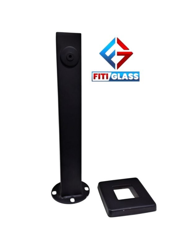 TORRE VERTICAL ACERO INOX NEGRO 30CM 1 PERFORACION 1002321